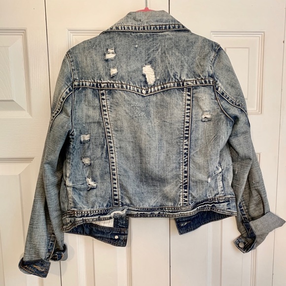 Distressed Jean Jacket - Picture 2 of 2